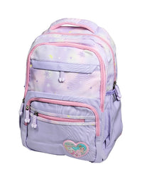 Spacious School Bag For Kids - 16 inches (2263) - Purple (Deal)
