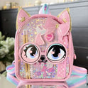 Vest Adorable Holographic Backpack With Stationery For Toddlers