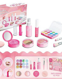 Styling Makeup Playset Including 10-Piece Toy For Kids
