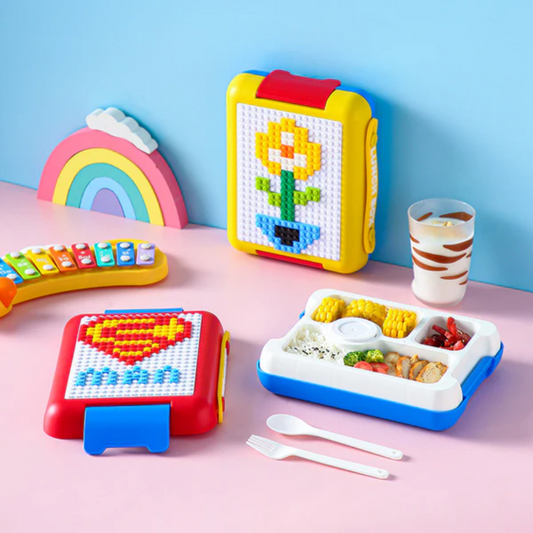 Blocks Design Lunch Box For Kids