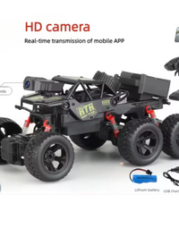 Remote-Controlled Alloy Climbing Camera Car Toy For Kids
