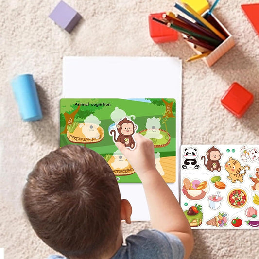 Busy Activity Book for Toddlers – Interactive Learning Toy for Preschool Kids (Early Education & Fine Motor Skills)