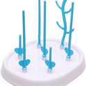 Drying Rack For Baby Feeding Bottles With Drip Tray