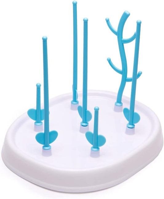 Drying Rack For Baby Feeding Bottles With Drip Tray