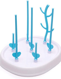 Drying Rack For Baby Feeding Bottles With Drip Tray
