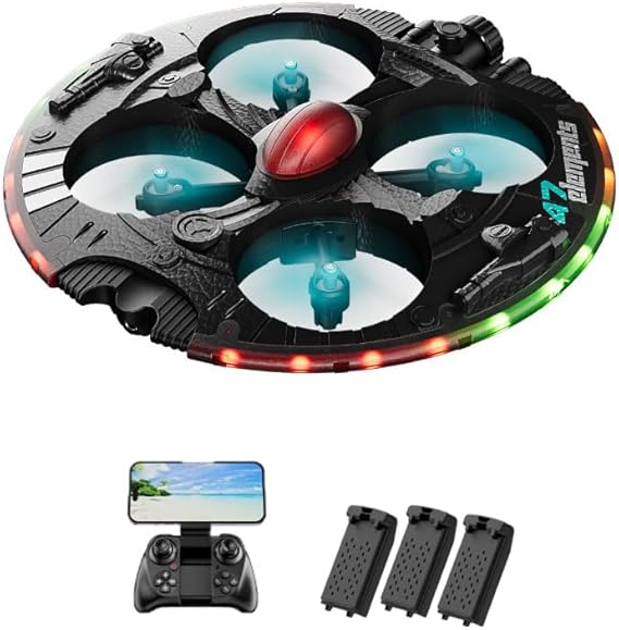 4D Elements Flying UFO Remote Control Quadcopter Drone Toy