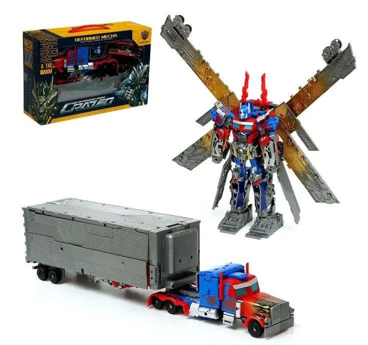 Crazed Lego Optimus Vajra Transformer Playset For Kids