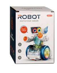 Robot Rotating Gear 360° Rotating, Flashing Lights
