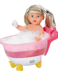 Baby Born Sister Doll 6 Lifelike Function, Blonde Hair-Easy for Small Hands
