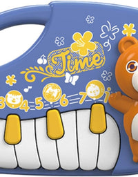 Cute Teddy Bear Musical Piano Toy For Kids - Assorted
