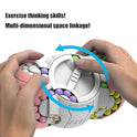 Space UFO Rotating Magic Bean Cube Fun Educational Toy for Kids