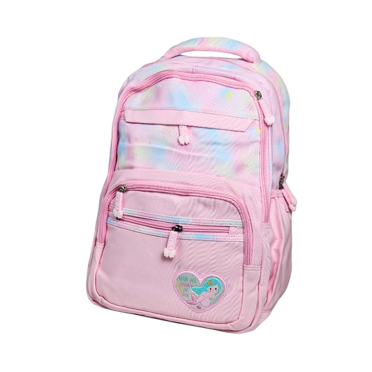 Spacious School Bag For Kids - 16 inches (2263) - Pink