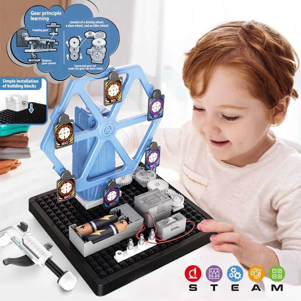 Circuits & Machinery Bow And Arrow Rotating Toy For Kids