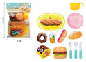 Pretend Play Fast Food & Dessert Toy Set for Kids – Pizza, Ice Cream, Donuts & More