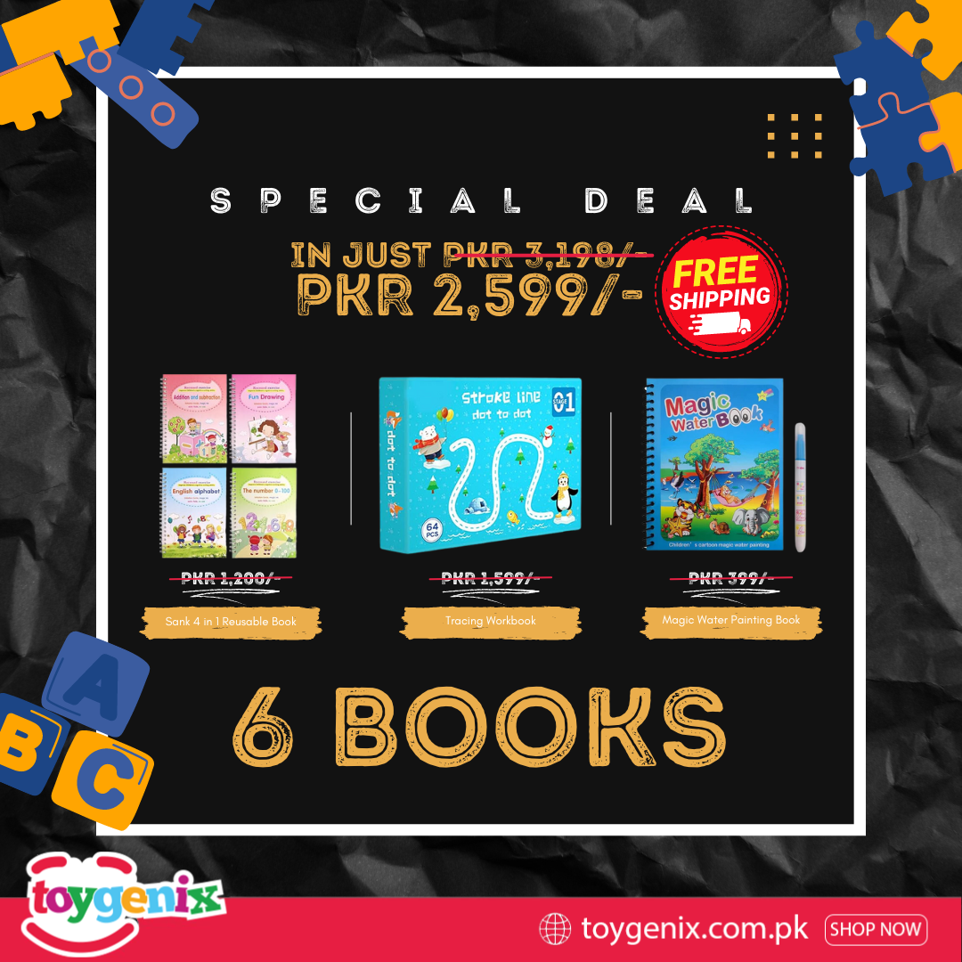Six Books Deal - Special Discounted Price With Free Delivery