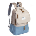 Stylish Two-Tone Backpack For Unisex