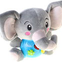Cute Musical Baby Elephant with Soothing Sounds Soft Cuddles Plush Toy