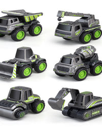 Pack of 6 Unbreakable Engineering Construction Vehicle Toy For Kids
