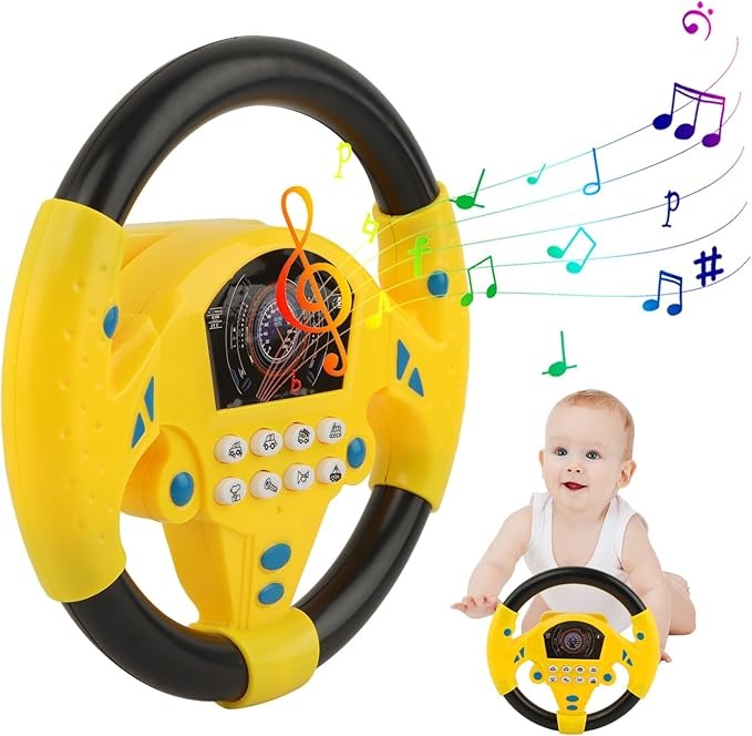 Car Steering Toy Musical & Interactive for Kids – Fun Learning Adventure