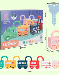 Unlock Train Montessori Toy For Kids
