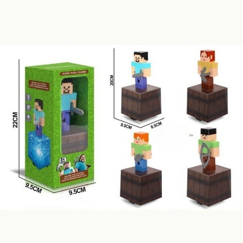 Minecraft character figures.{Assorted}