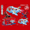 Ultimate Spiderman Bump & Go Cartoon Airplane with Lights & Sound