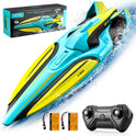 Remote Control Boat With Colorful Led Light Toy For Kids