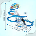 Penguin Race Game Toy Set – Musical Roller Coaster with LED Lights