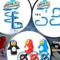 Penguin Race Game Toy Set – Musical Roller Coaster with LED Lights