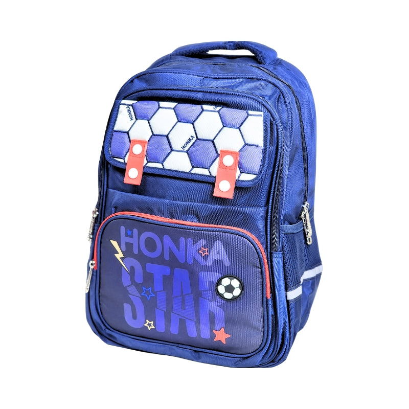 Honka Children's Football School Bag Waterproof Lightweight Backpack (Purple) (2282)