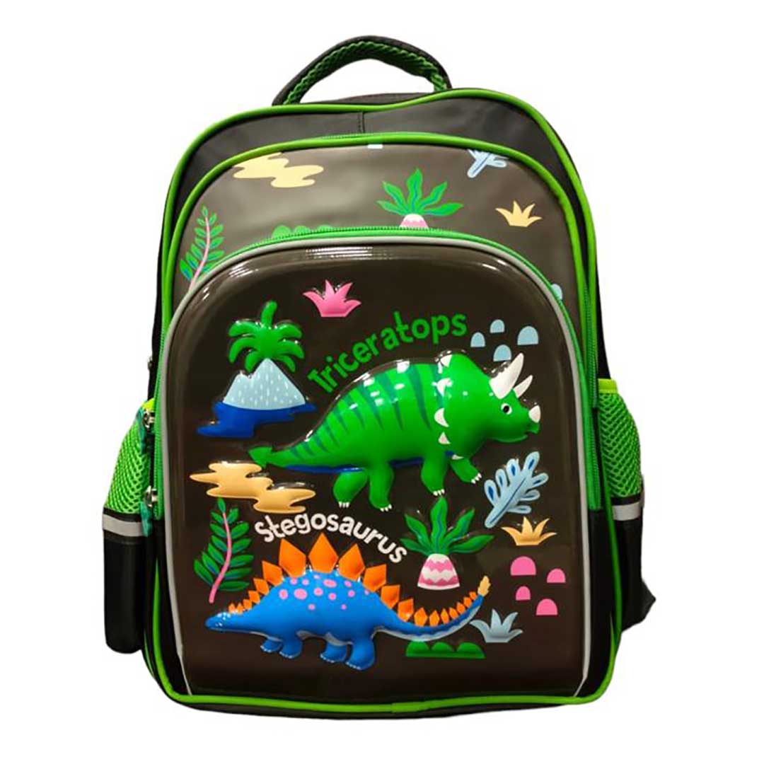 3D Dino School Bag Large