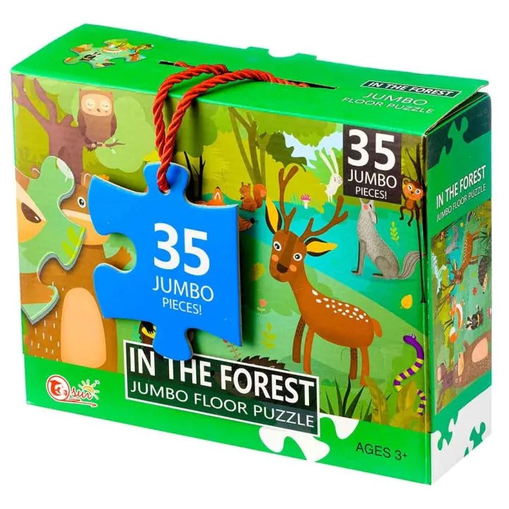 In the Forest Jumbo Floor Puzzle – 35-Piece Adventure For Little Explorers