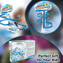 Penguin Race Game Toy Set – Musical Roller Coaster with LED Lights