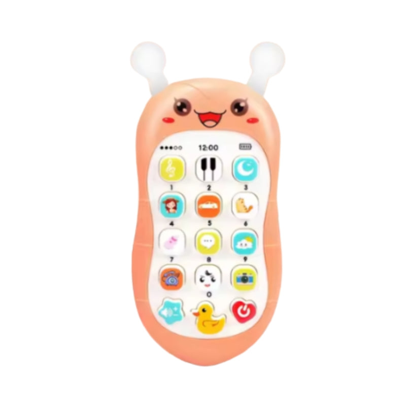 ATC Puzzle Phone Educational Toy with Light Sound Shape Matching for Kids
