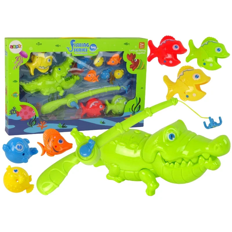 Large Let’s Go Fishing Play Set with Rod Fun Educational Toy for Kids