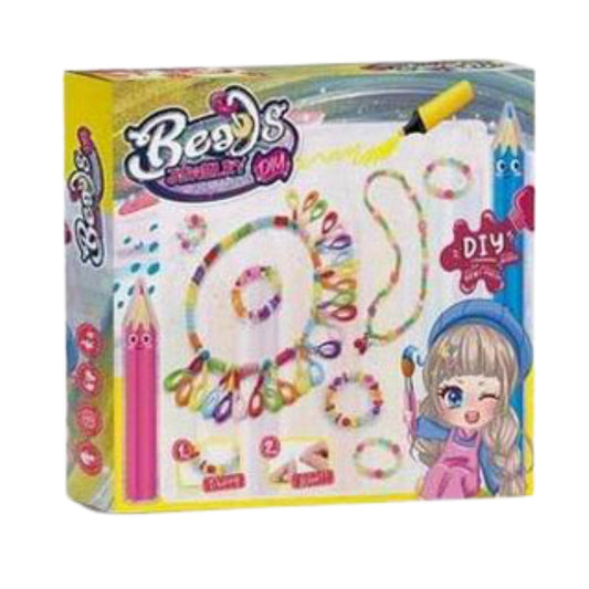 Woopie Jewelry Craft Set Multicolor Bracelet Necklace Kit  Kids