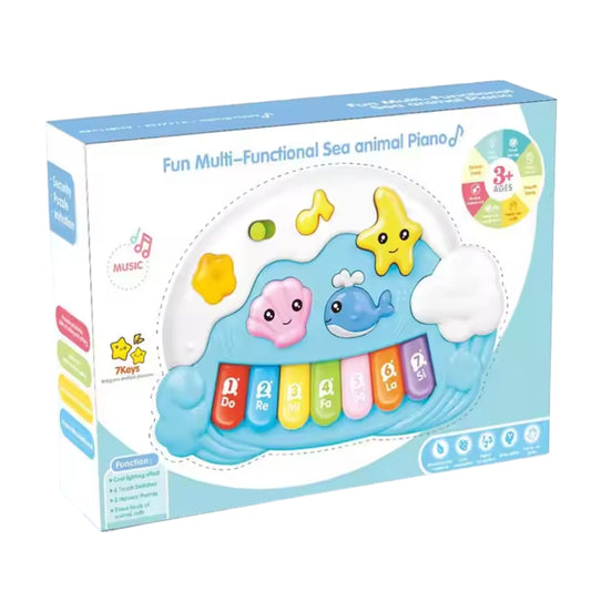 TrollTech Multi Function Ocean Piano Musical Activity Toy Babies Toddlers