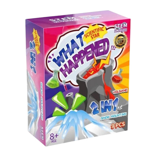 Volcano Scientific Experiment Set Educational DIY Eruption Kit for Kids