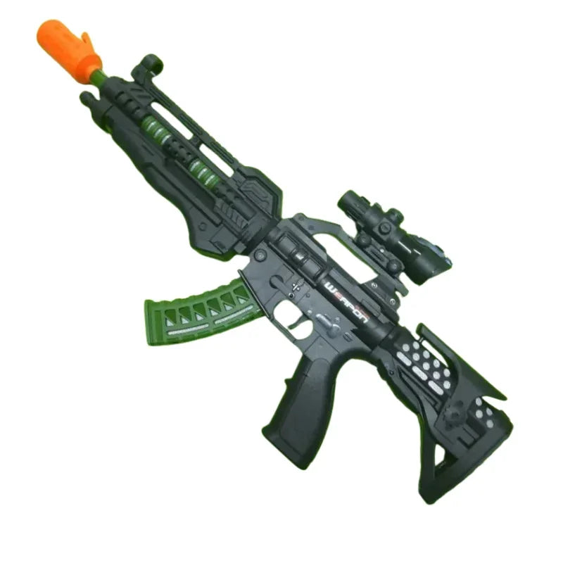 Toy Assault Rifle  Realistic Sound  Light Action Play Gun for Kids