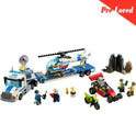 Pre-loved LEGO City Helicopter Transporter Heavy Duty Truck Chopper Building Set  (Without box)