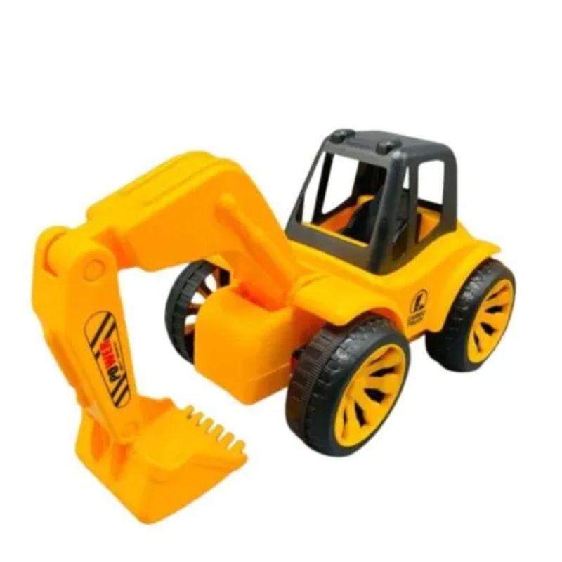 Remote Control Engineering Vehicle Toy Yellow Color