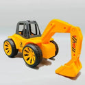 Remote Control Engineering Vehicle Toy Yellow Color