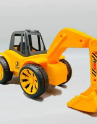 Remote Control Engineering Vehicle Toy Yellow Color
