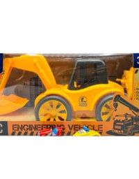 Remote Control Engineering Vehicle Toy Yellow Color
