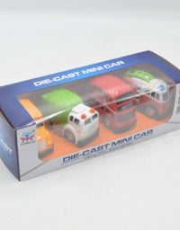 Diecast Mini Car Pack of 4Pcs
