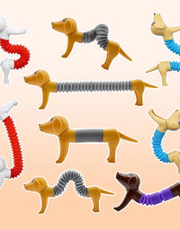 Stretchable Pop Tube Spring Dog Toy For Kids
