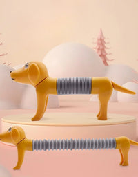 Stretchable Pop Tube Spring Dog Toy For Kids
