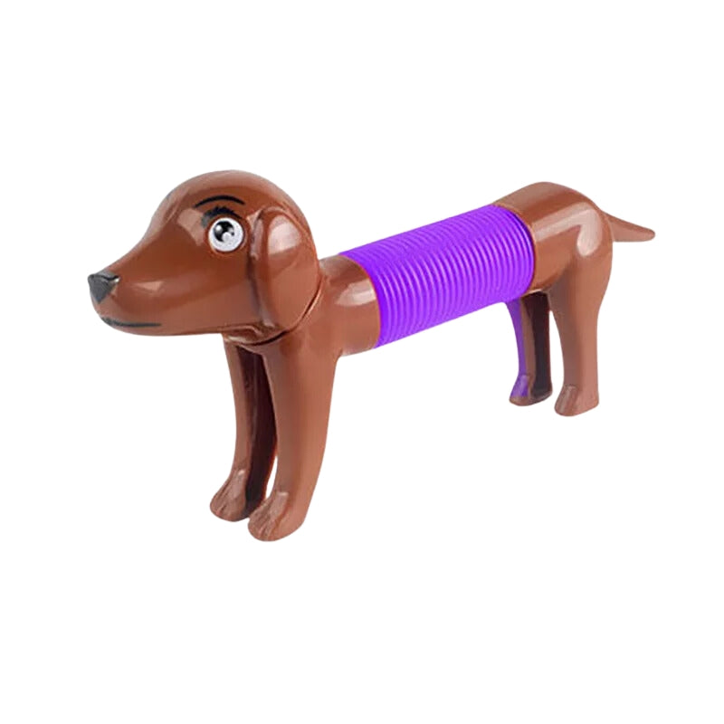 Stretchable Pop Tube Spring Dog Toy For Kids