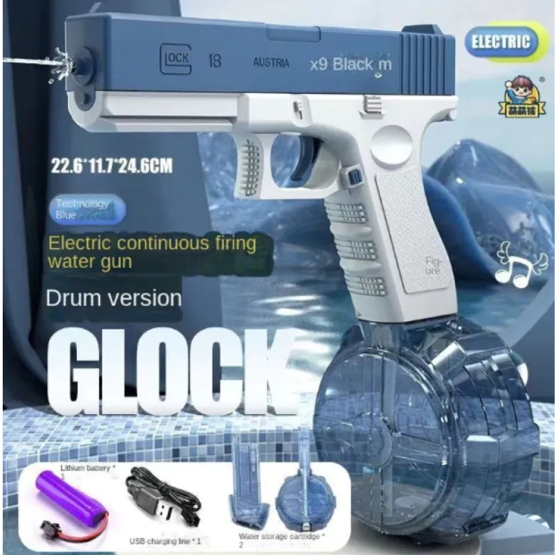 Glock Dual Magazine Rechargeable Water Gun Toy For Kids