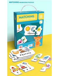 Matching Knowledge Puzzle For Kids - 45 Pcs
